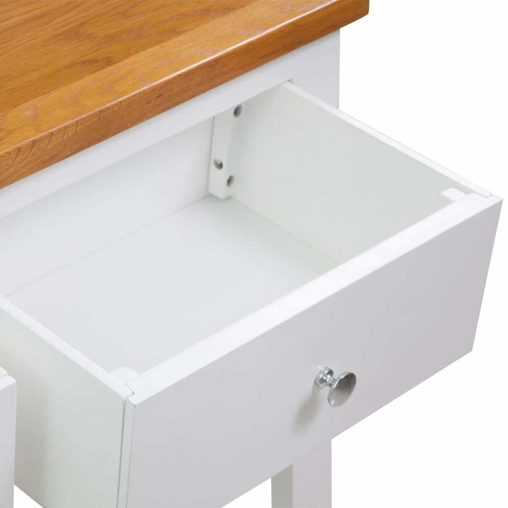 Solid Oak Wood Console Table Z569
