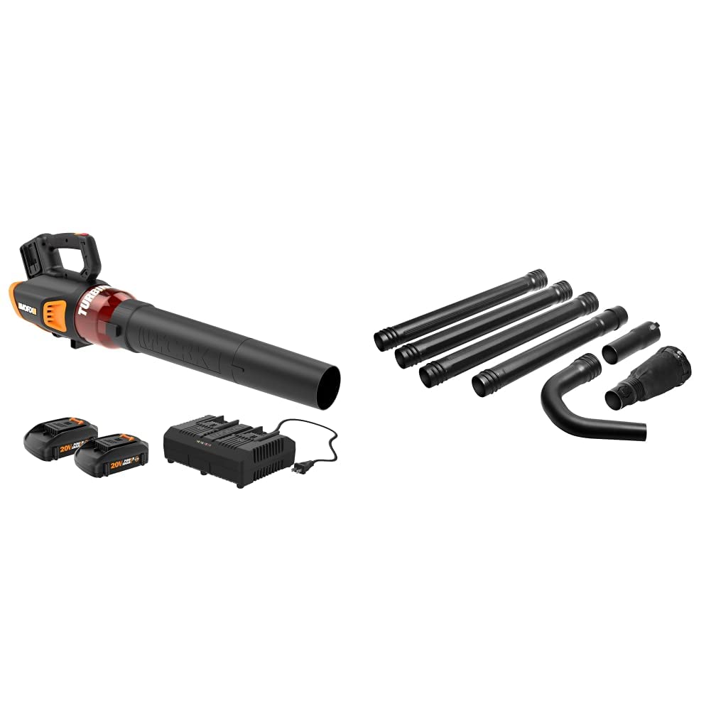 40V Cordless Leaf Blower with Brushless Motor & Gutter Cleaning Kit C545
