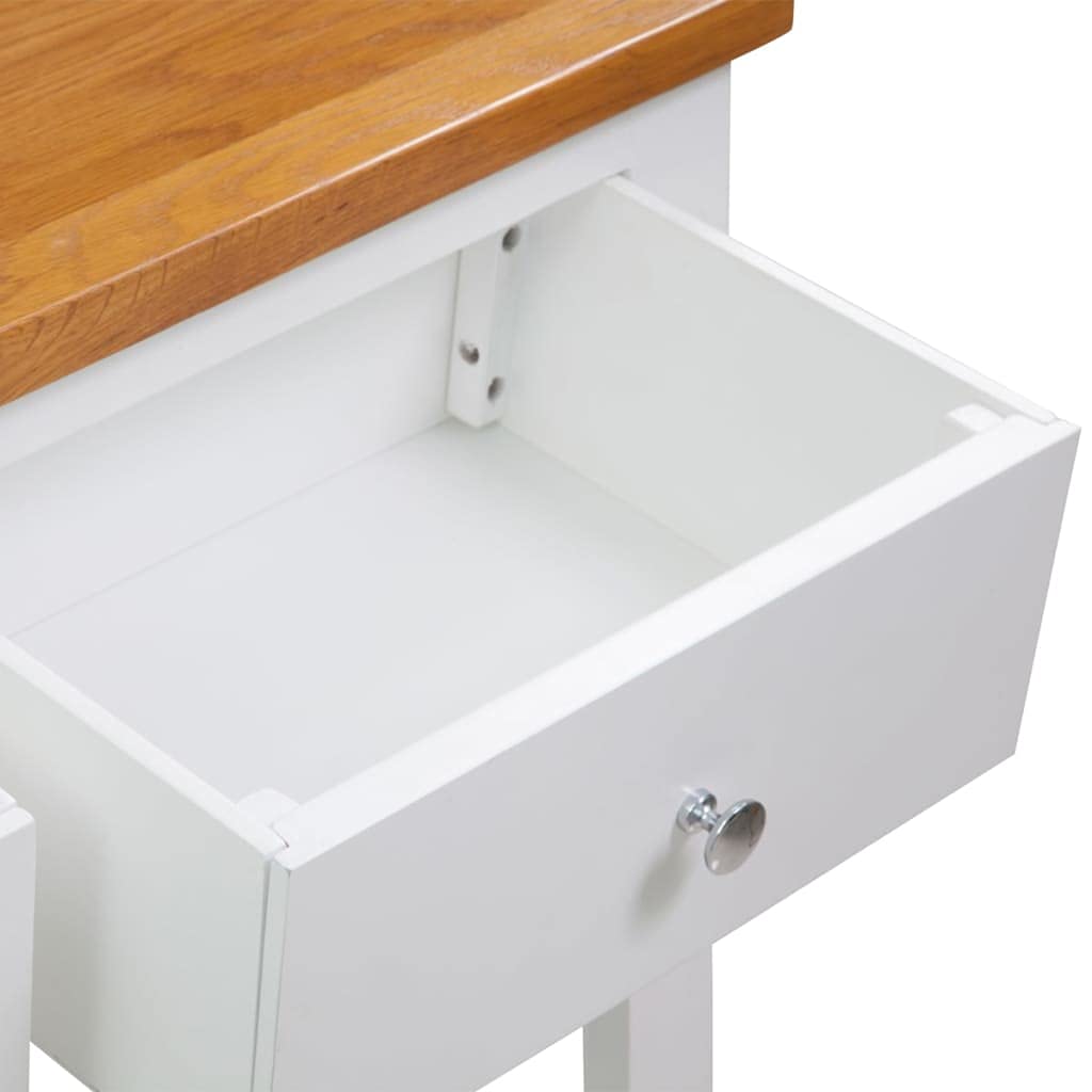 Solid Oak Wood Console Table O691