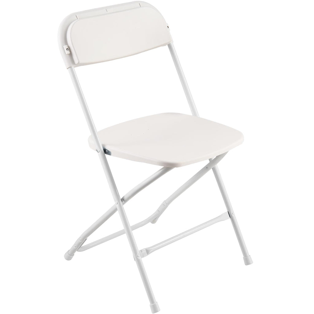 4 Pack Folding Plastic Chairs with Metal Frame S86184