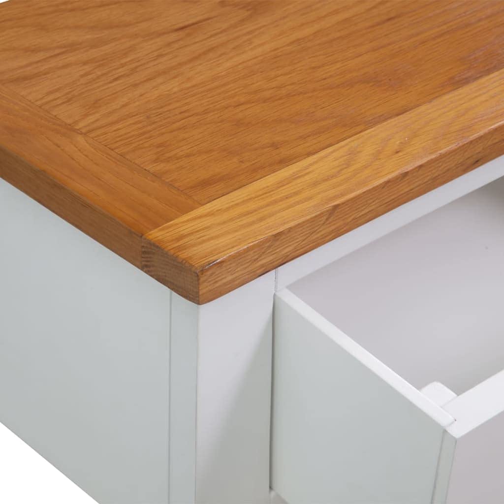 Solid Oak Wood Console Table O691