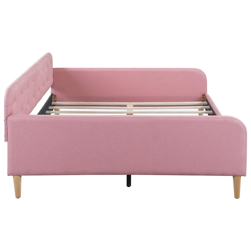 Pink Twin Size Upholstered Daybed C589952