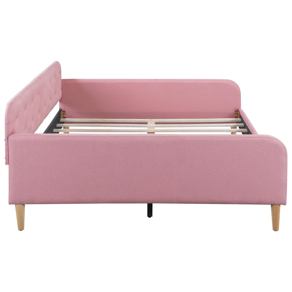 Pink Twin Size Upholstered Daybed C589952
