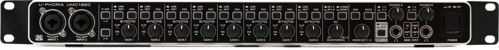 18x20 USB Audio/MIDI Interface with Mic Preamplifiers P624