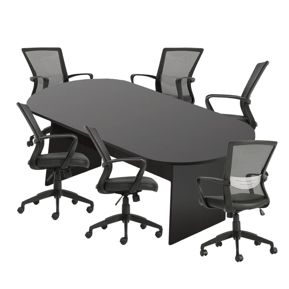 8ft Conference Table with 6 Chairs D6575