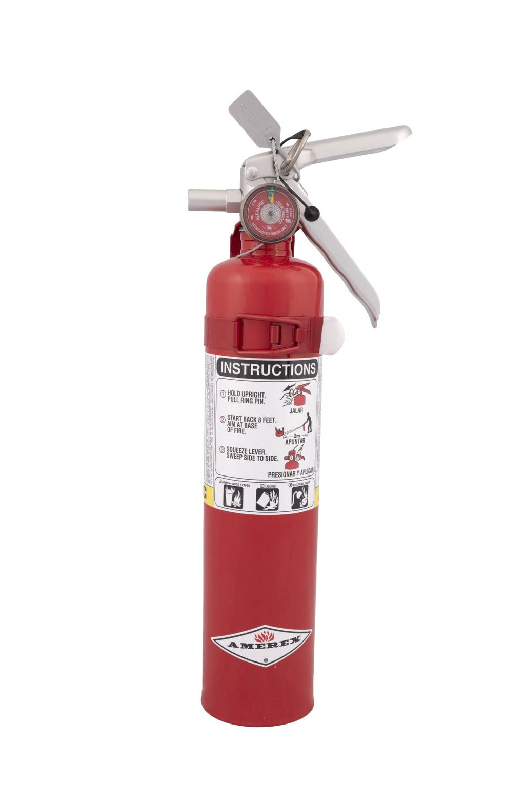 2.5 Pound ABC Dry Chemical Fire Extinguisher with Wall Bracket M6185