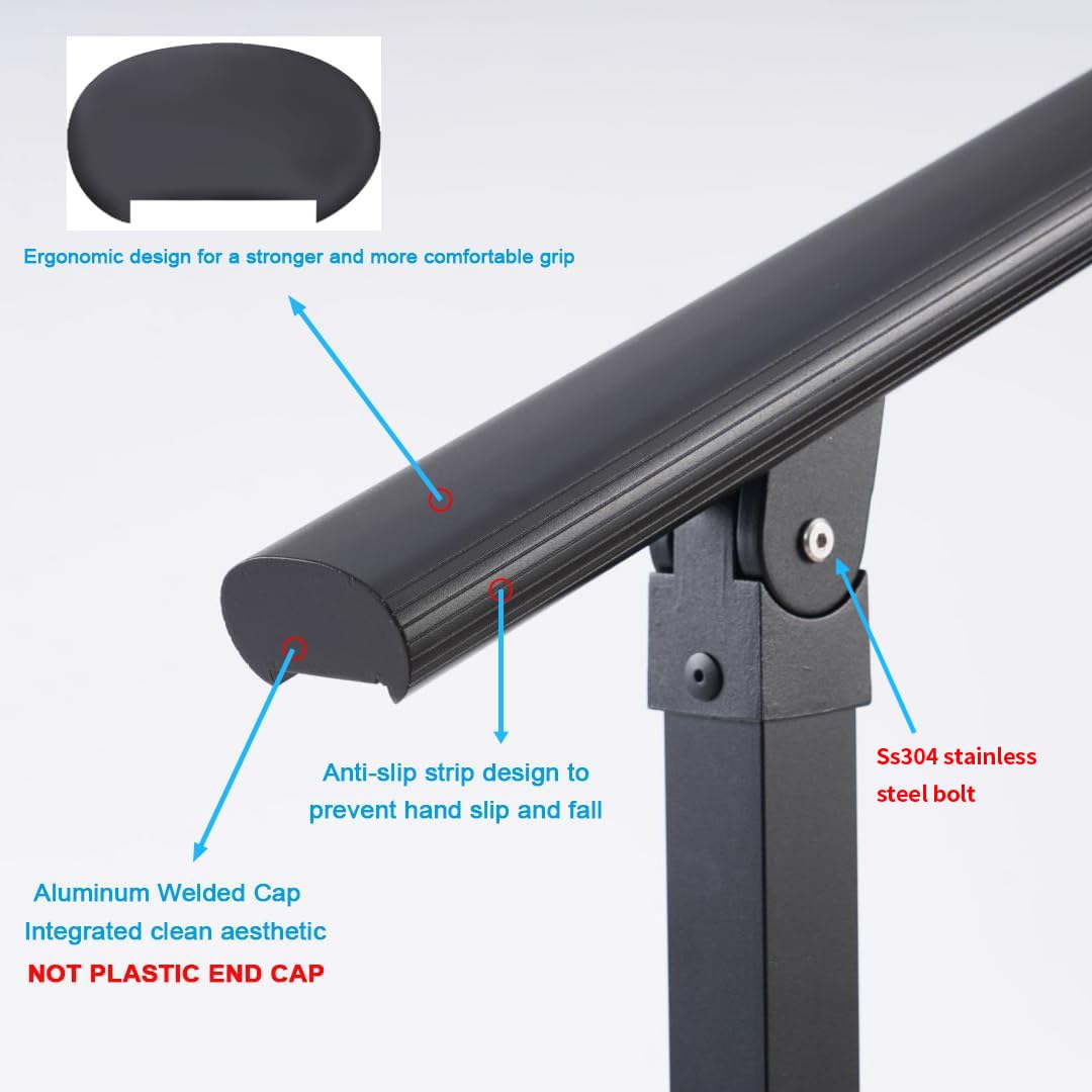 1 Step Aluminum Alloy Handrail C2319