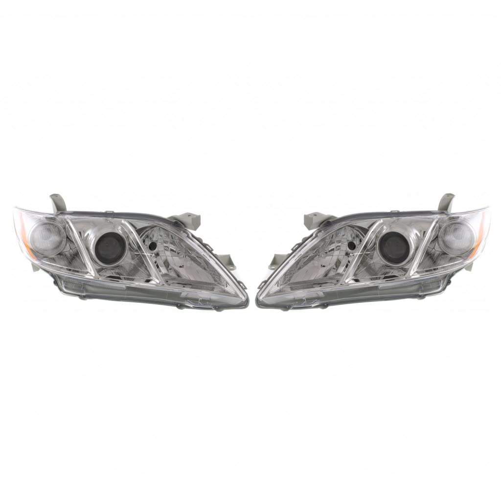 Toyota Camry 2007-2009 Headlight Driver and Passenger Side Pair W869777