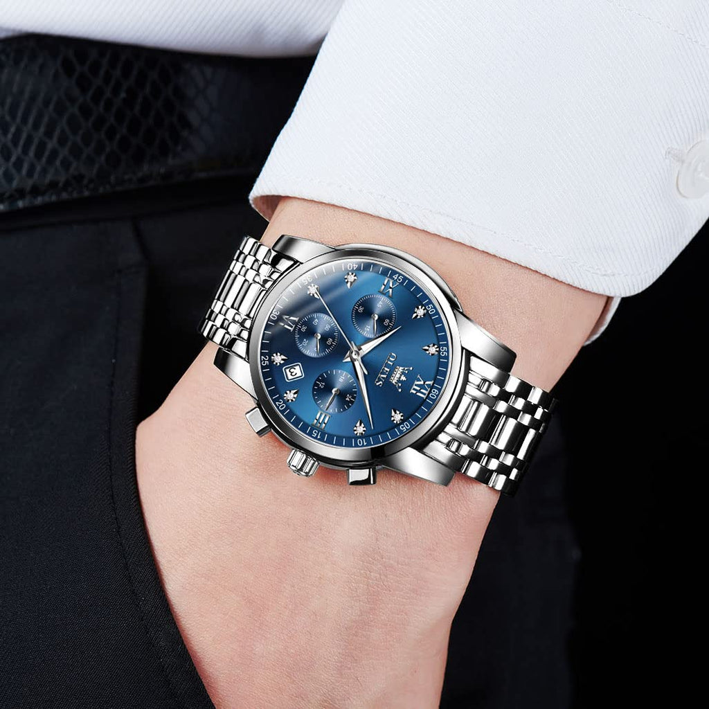 Stainless Steel Chronograph Watch A907