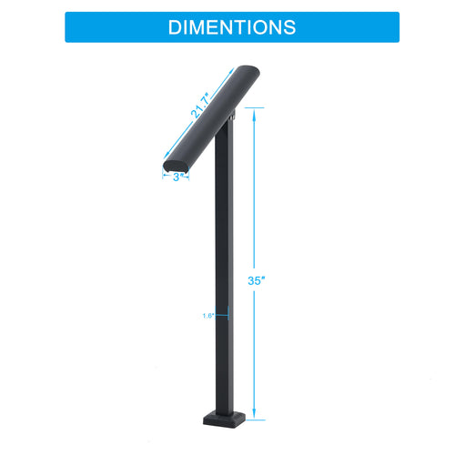 1 Step Aluminum Alloy Handrail C2319