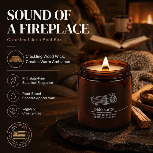 16 oz Wood Wick Candle M68292