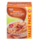 Brown Sugar Instant Oatmeal Value Pack Y468