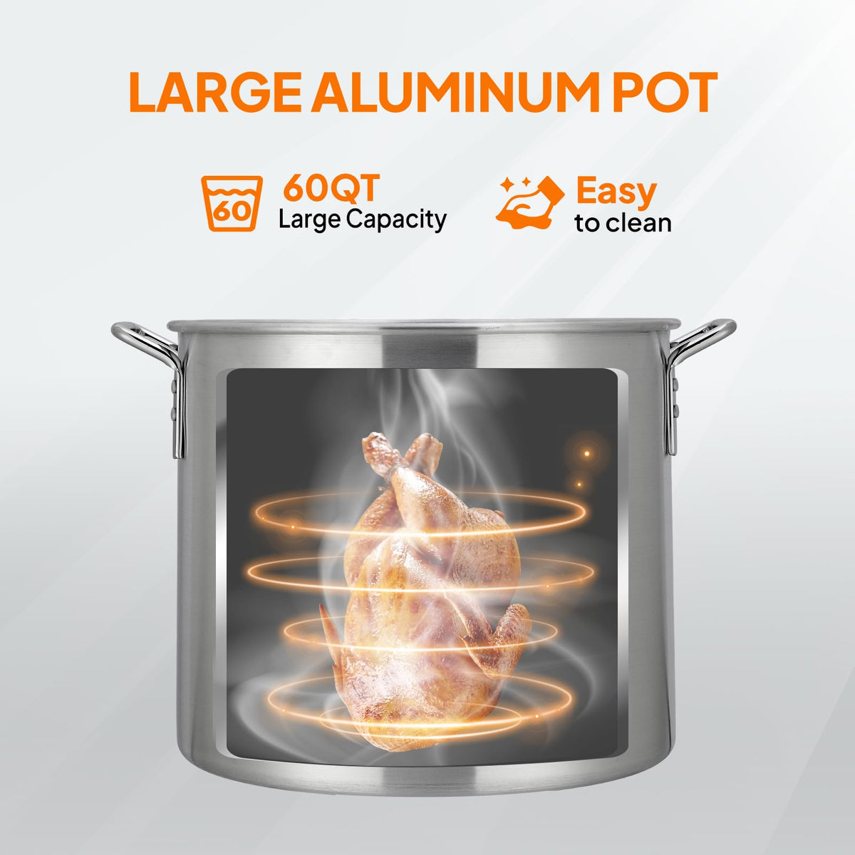 60QT Aluminum Turkey Fryer with Propane Burner B638