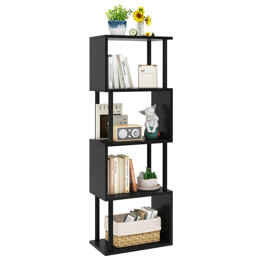 5-Tier Black Bookshelf A3916