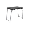 Black and Silver Compact Folding Table U16793