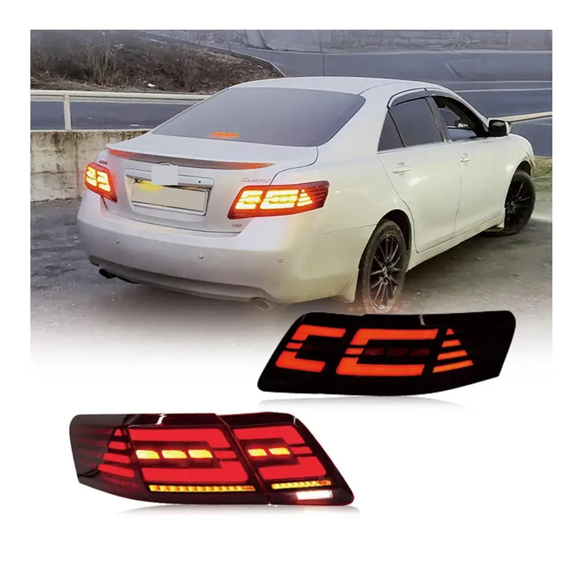 LED Tail Lights For Toyota Camry 2007-2011 Rear Lamps Assembly P25019