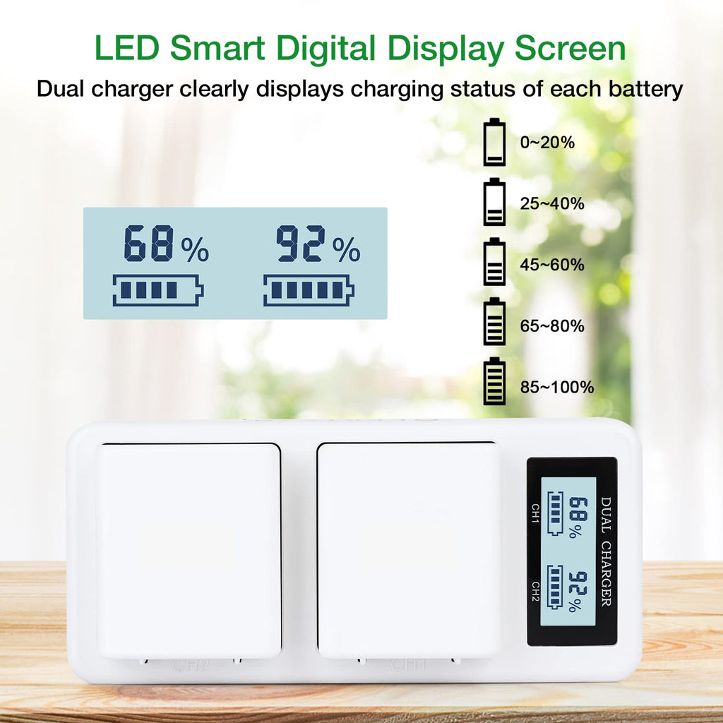 Battery Charger Station with Digital LED Screen L160637