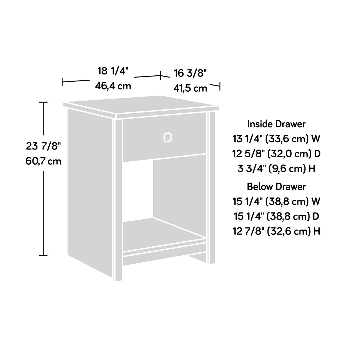 White Night Stand I164093