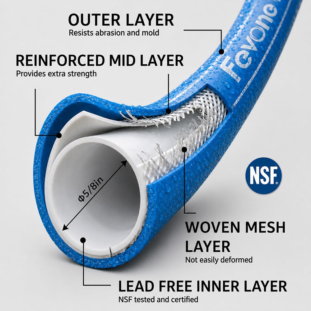 Garden Hose 100 ft Heavy Duty M9729