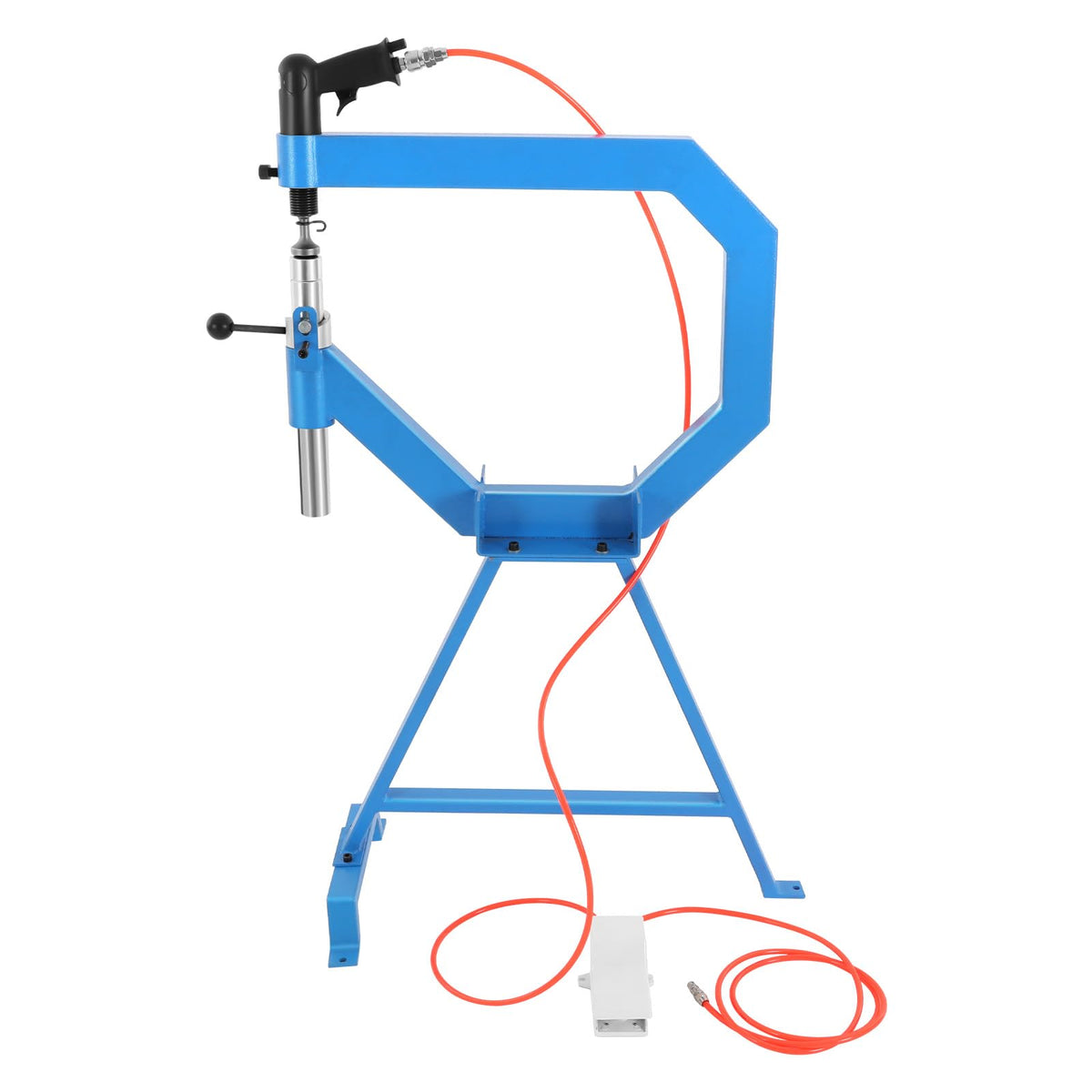 Pneumatic Planishing Hammer with 3 Anvils and Foot Pedal E69048