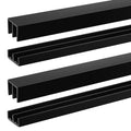 2 Sets Plastic Sliding Door Track Set B99866