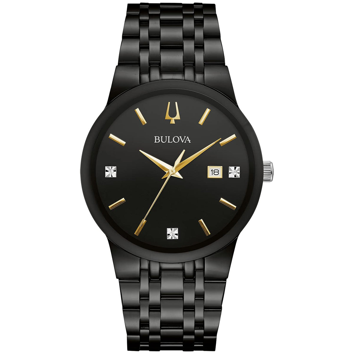 Men's Gold Tone Stainless Steel Quartz Watch A71157