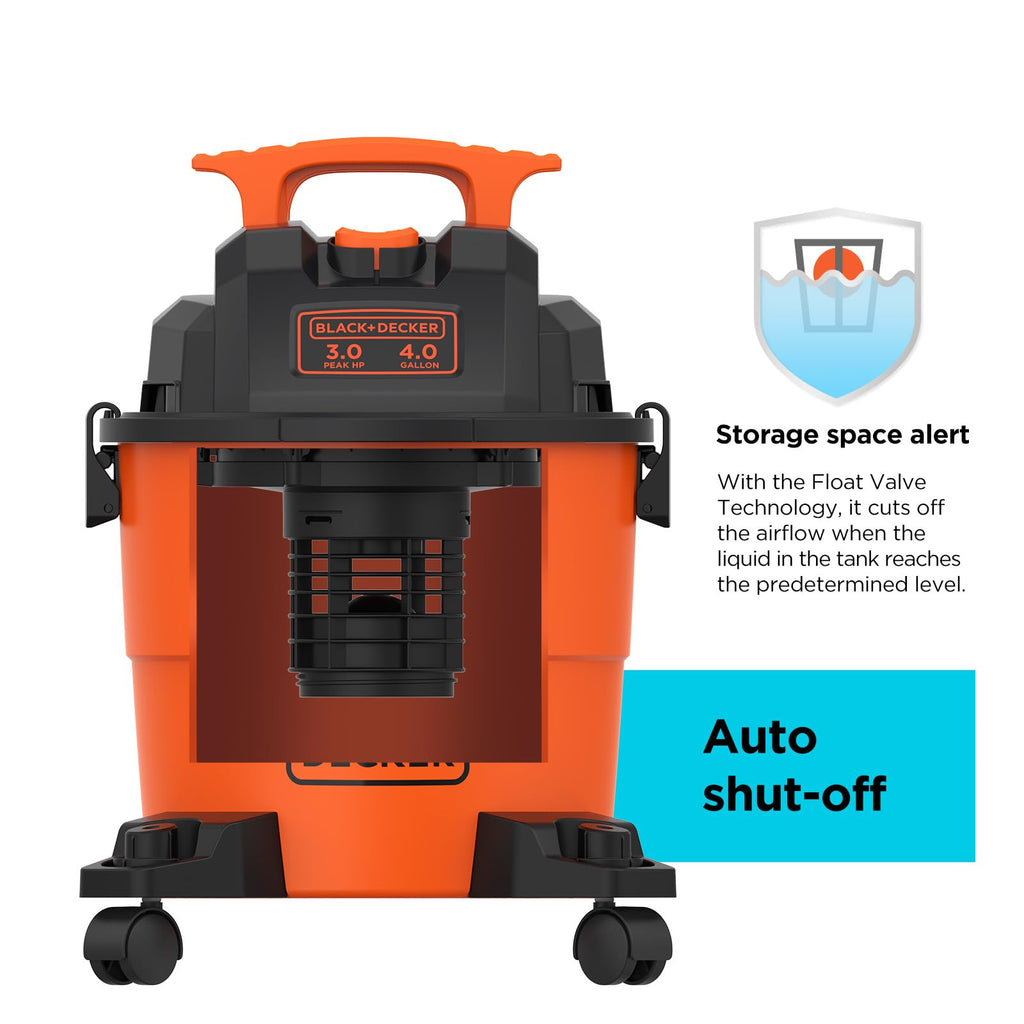 4 Gallon 3-in-1 Wet and Dry Shop Vacuum P608