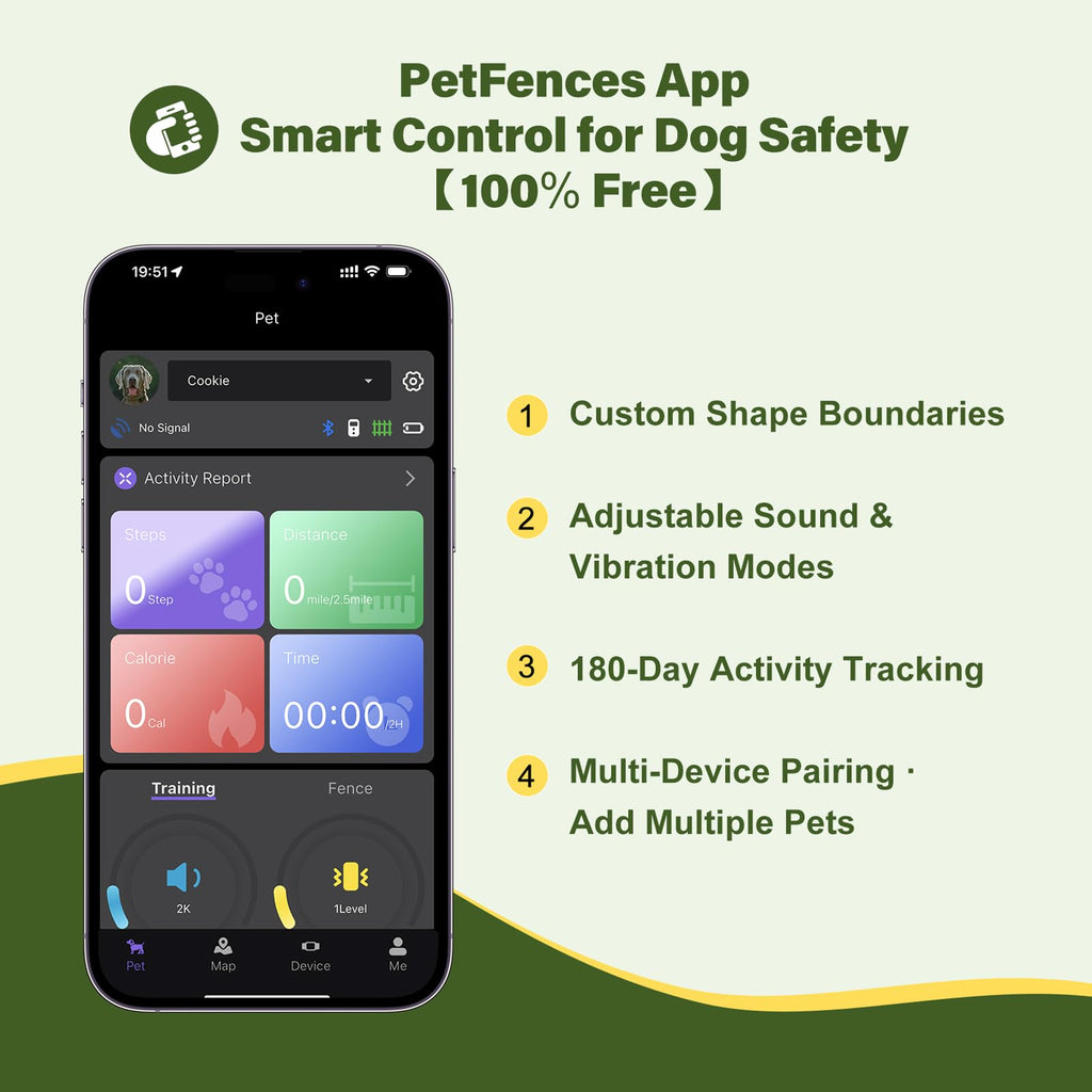 Wireless Dog Collar Fence System with Remote Training P841