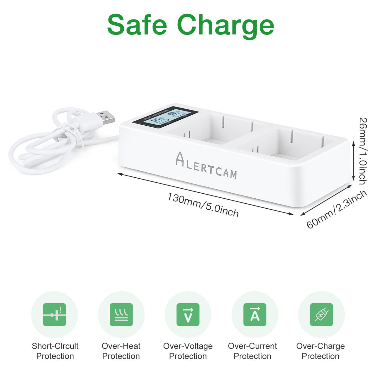 Battery Charger Station with Digital LED Screen L160637