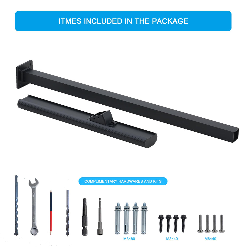 1 Step Aluminum Alloy Handrail C2319