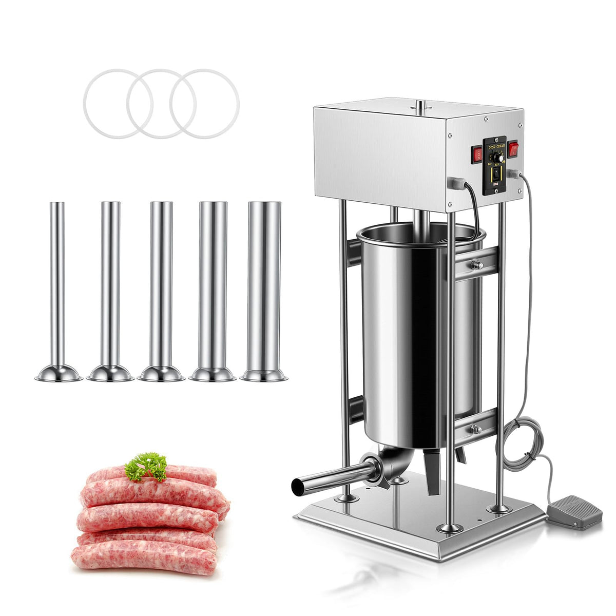 33LBS Stainless Steel Sausage Stuffer W5487