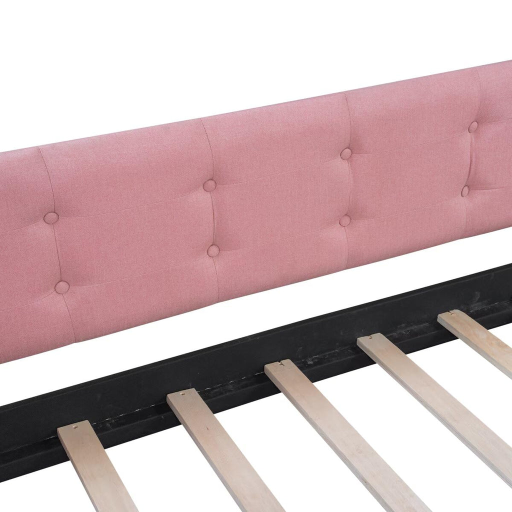 Pink Twin Size Upholstered Daybed C589952