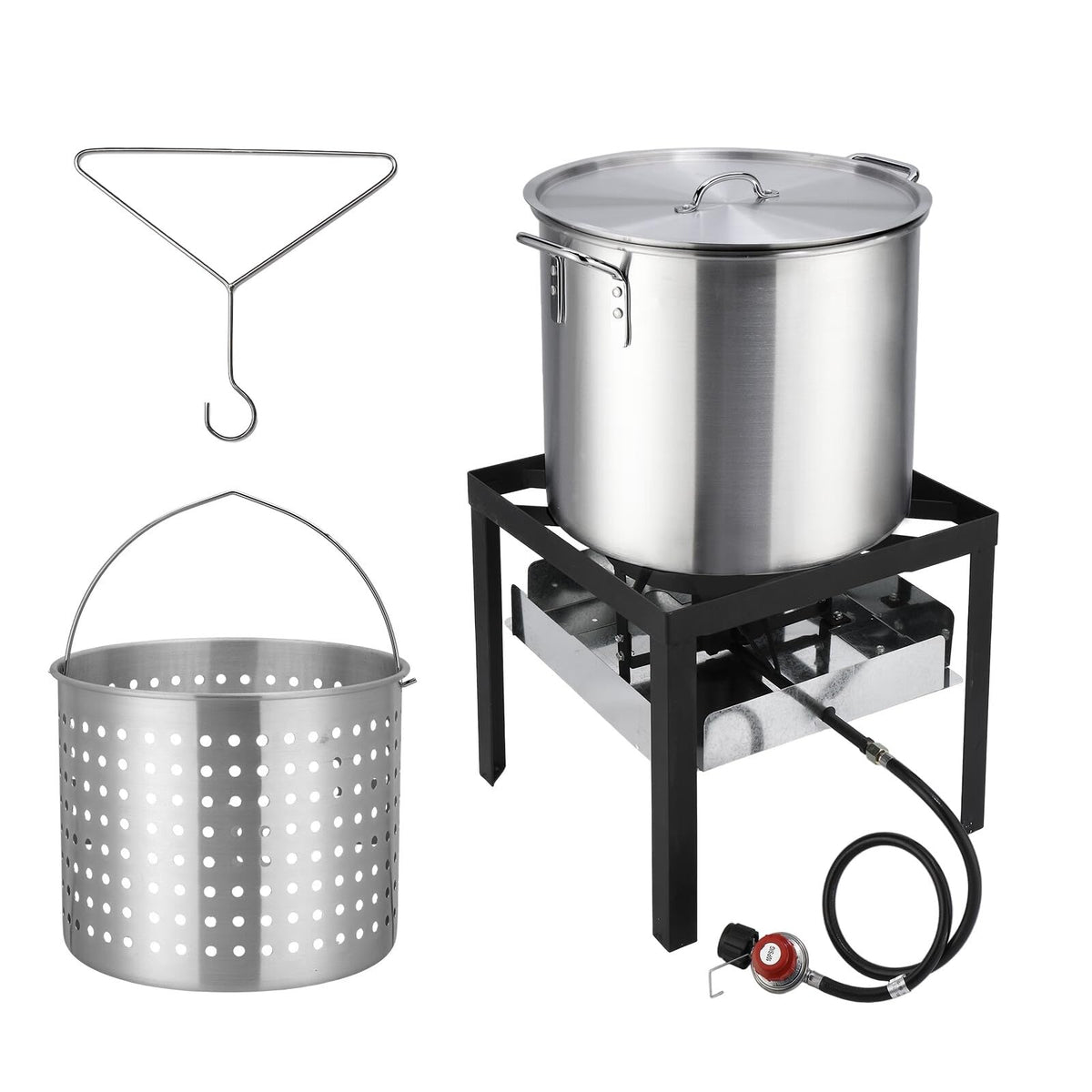 60QT Aluminum Turkey Fryer with Propane Burner B638