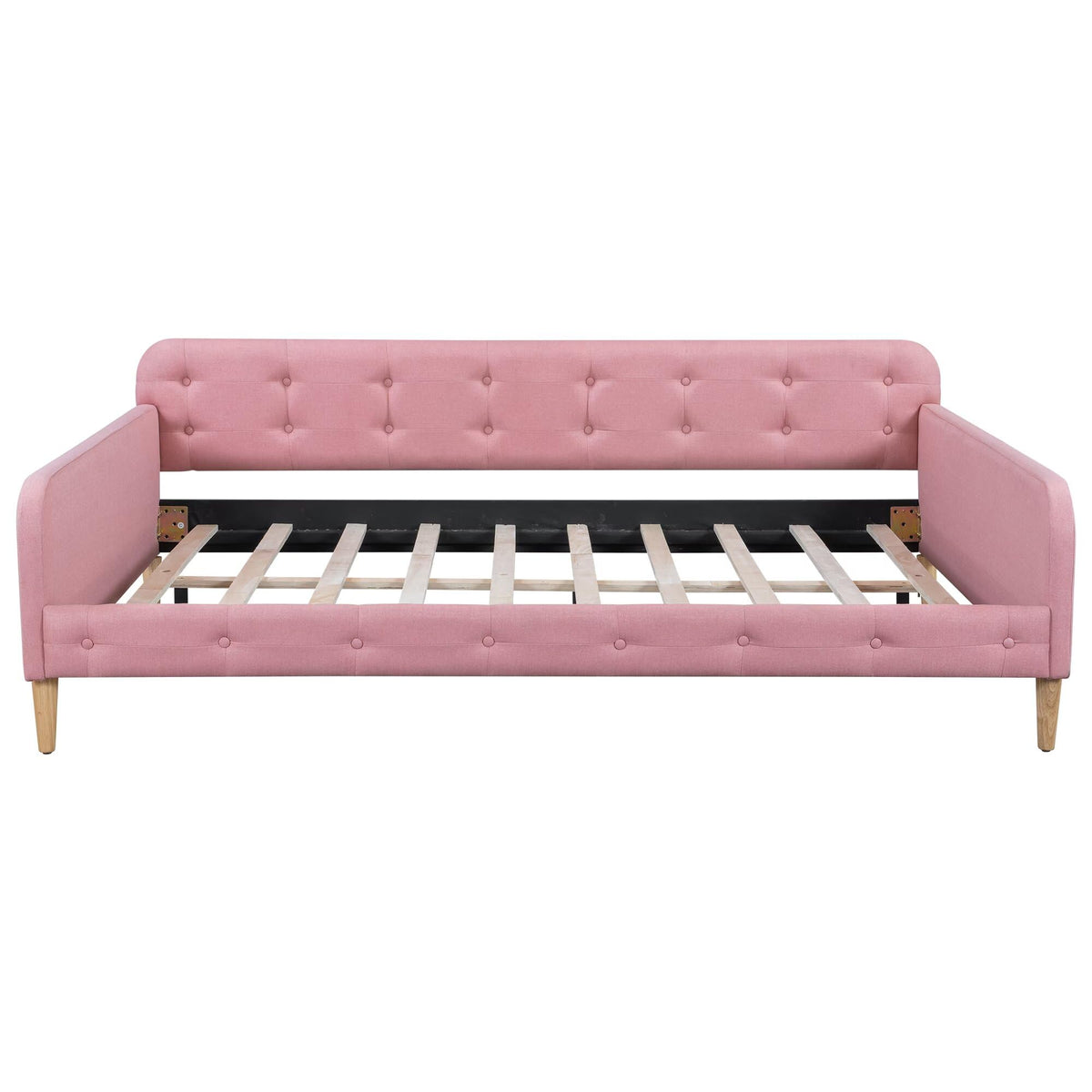 Pink Twin Size Upholstered Daybed C589952
