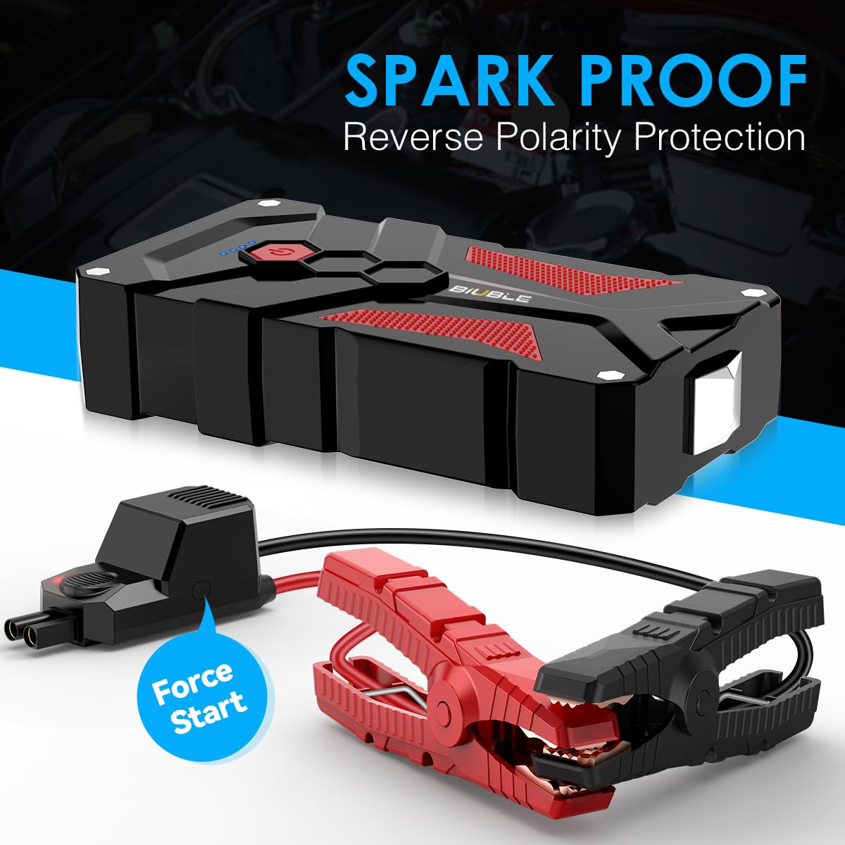 5000A Peak 12V Lithium Jump Starter with USB-C T24226