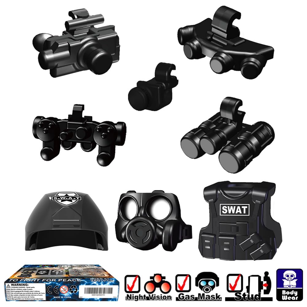 Military Weapon Set with Helmet Body Armor Cloak and Motorcycles Y9718