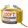 14/3 AWG 100 FT Heavy Duty Extension Cord T1741