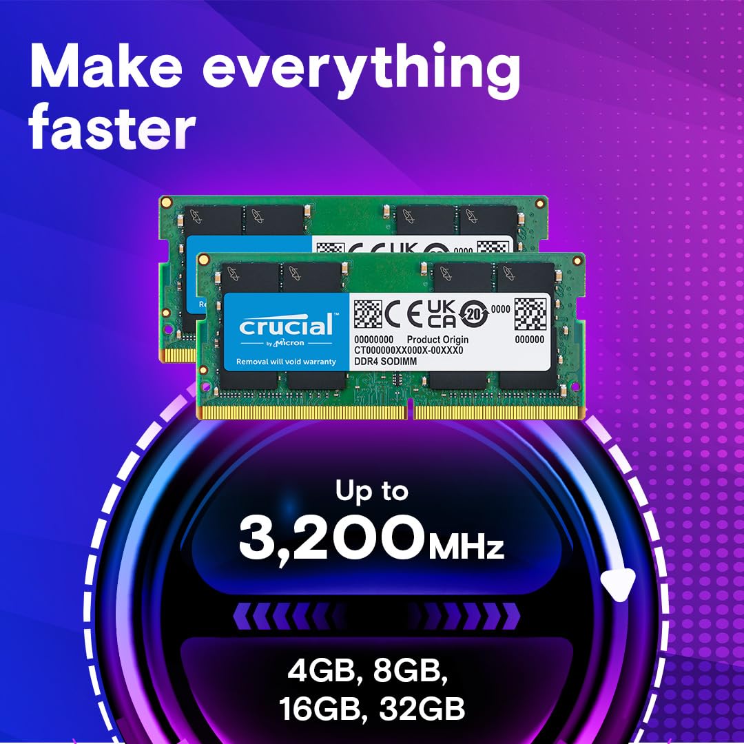 16GB DDR4 3200MHz Laptop Memory SODIMM J34821