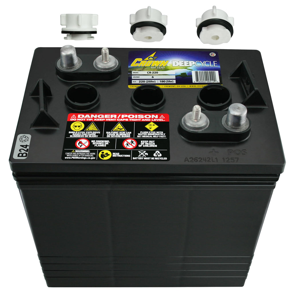 6V 220 AH Battery X4 Y7305
