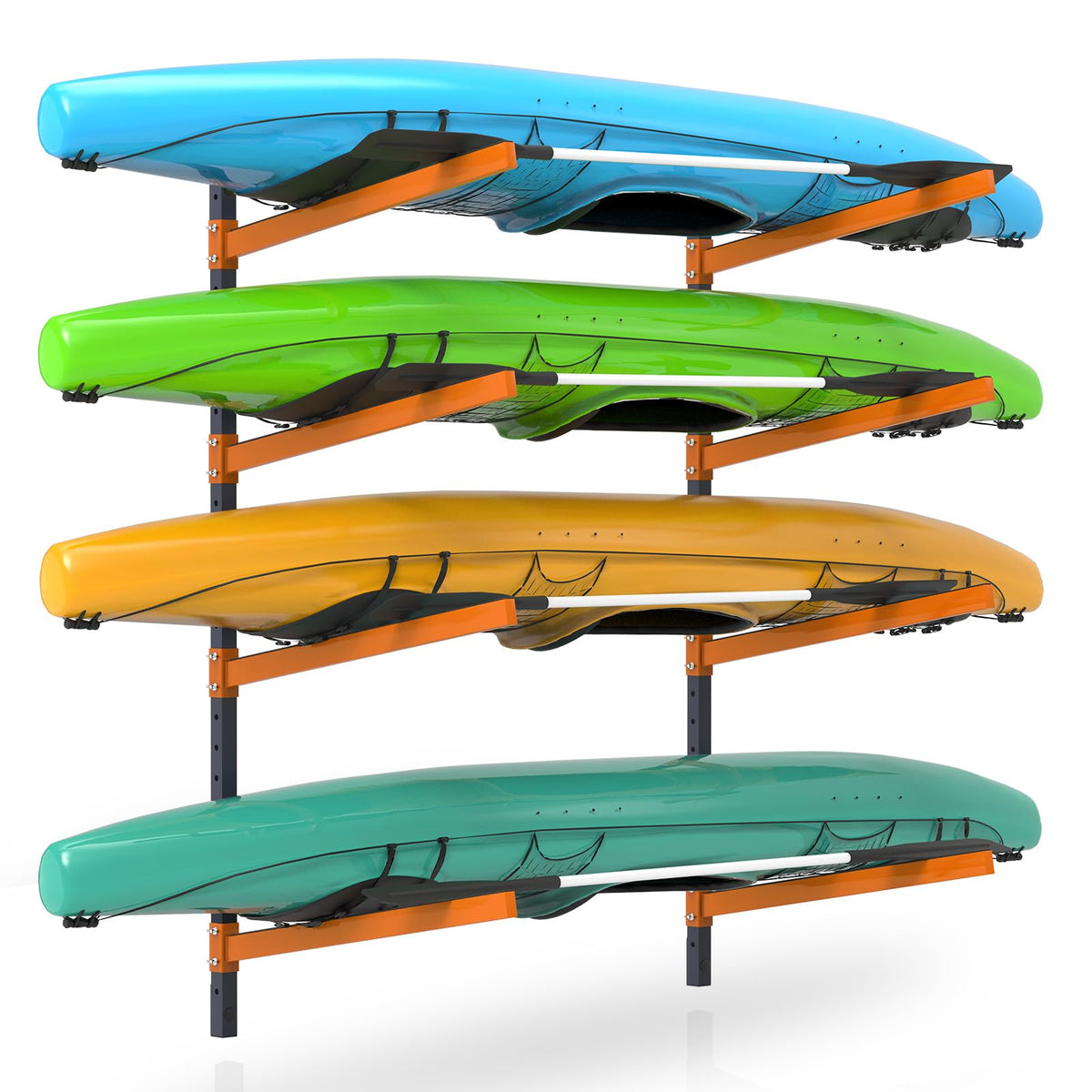 Wall Mount Adjustable Kayak Storage Rack W2652