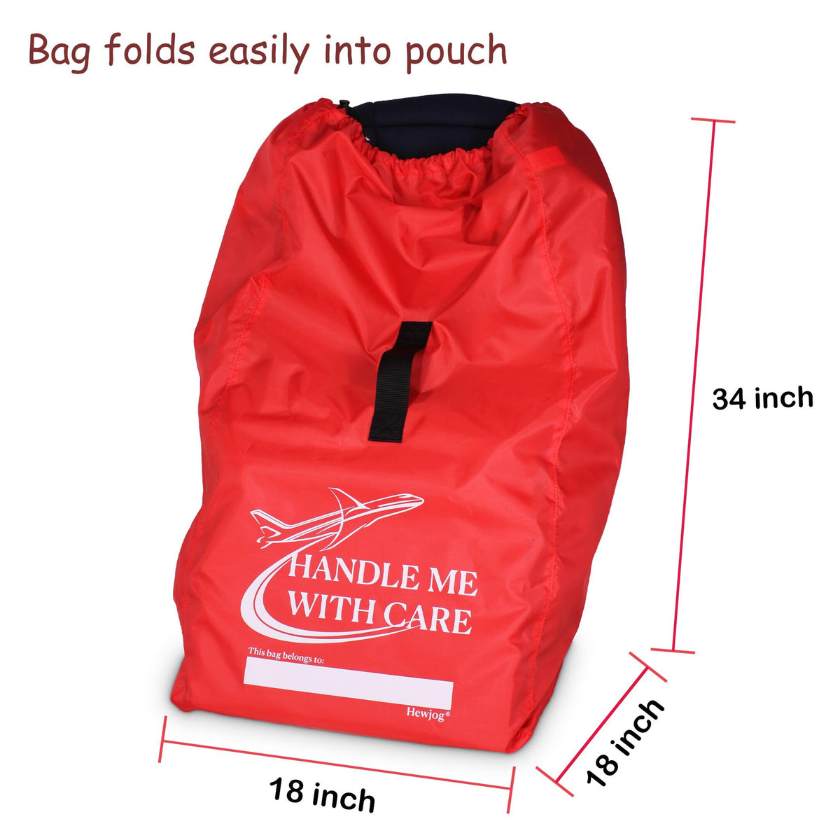 Blue Car Seat Travel Bag V540