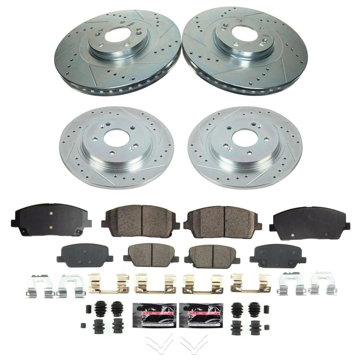 Brake Pad & Rotor Kit Front & Rear W934050