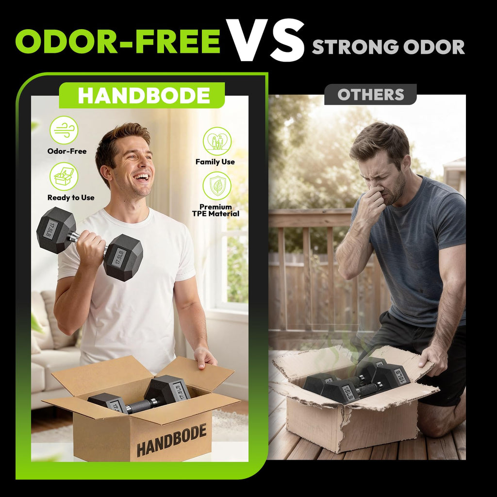 Hex Dumbbell Set with Vertical Storage Rack K7058