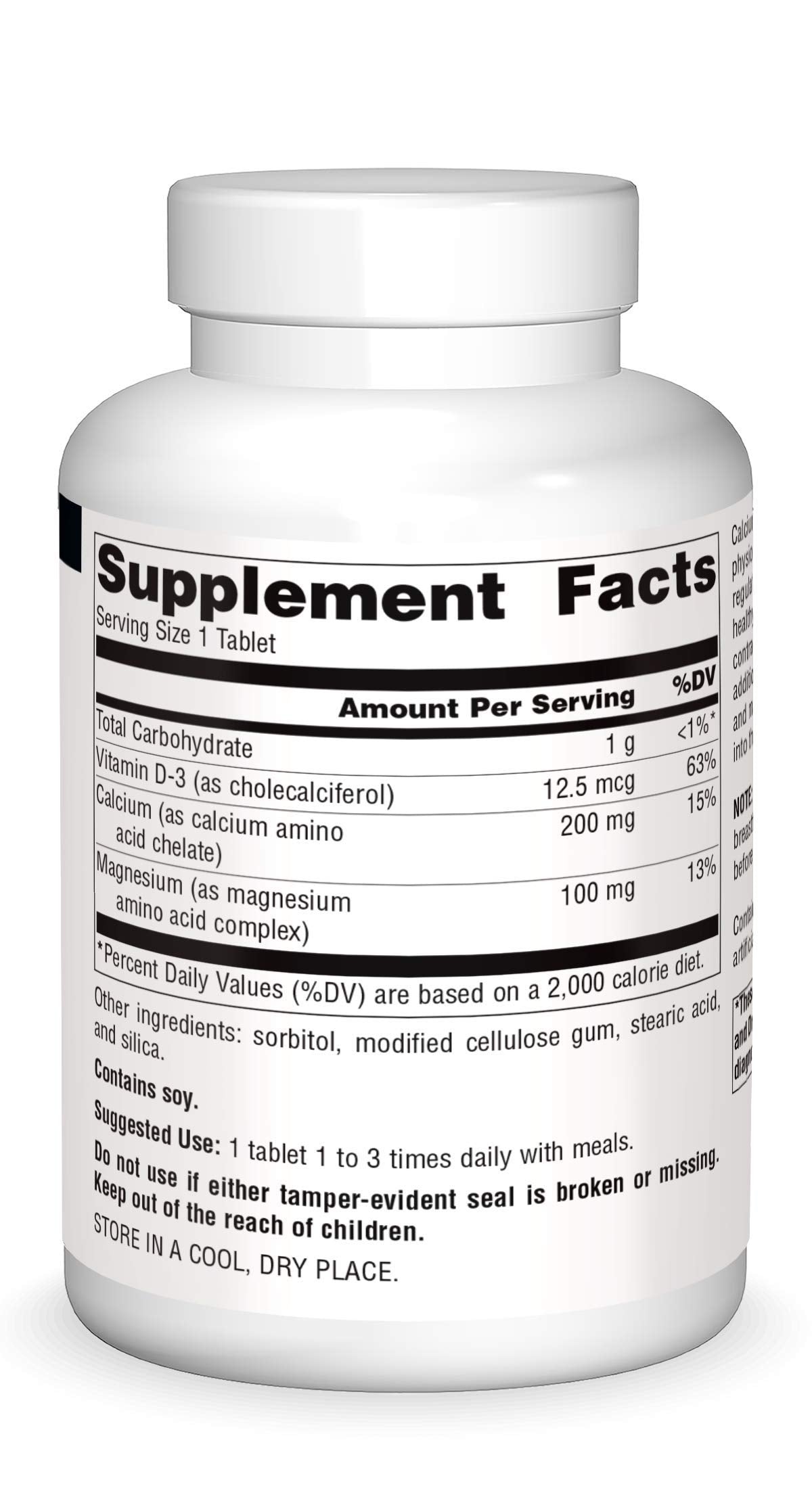 Calcium & Magnesium 300 MG 250 Tablets W75267