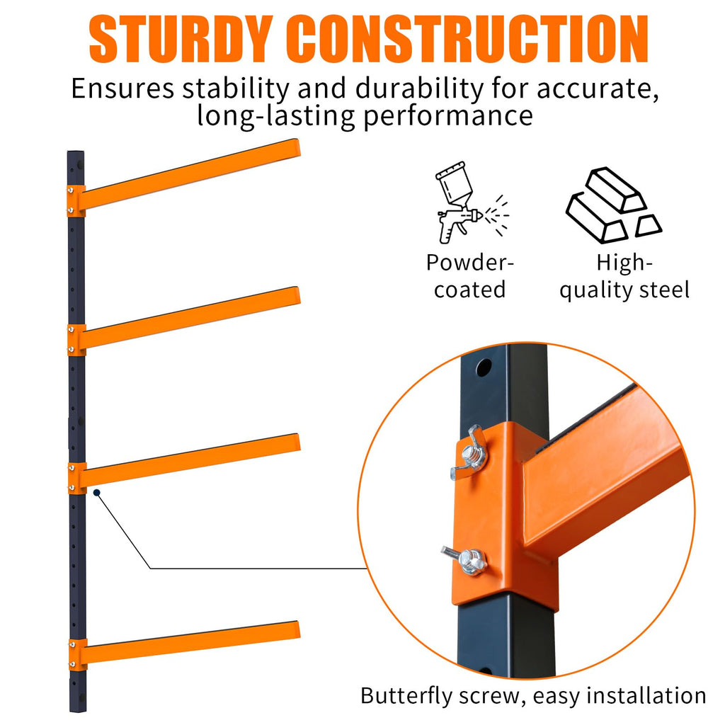 Wall Mount Adjustable Kayak Storage Rack W2652