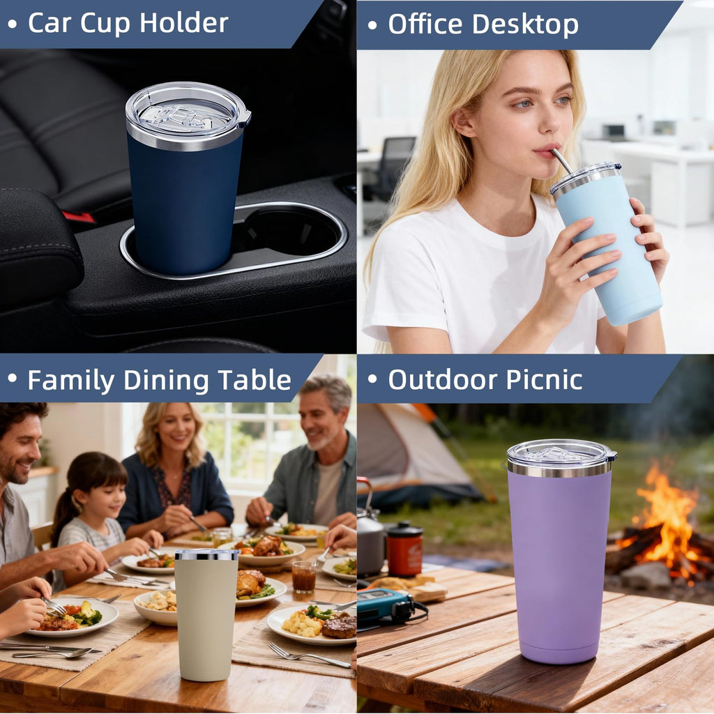 20oz Stainless Steel Travel Coffee Tumbler P569