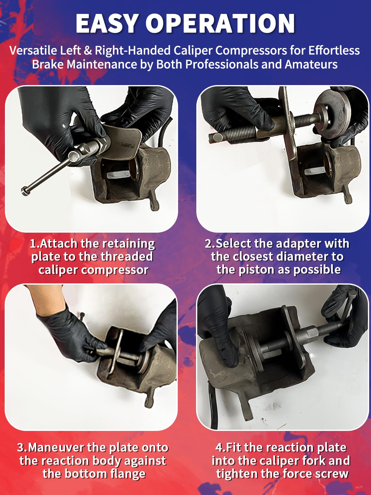 Heavy Duty Disc Brake Caliper Compression Tool L597