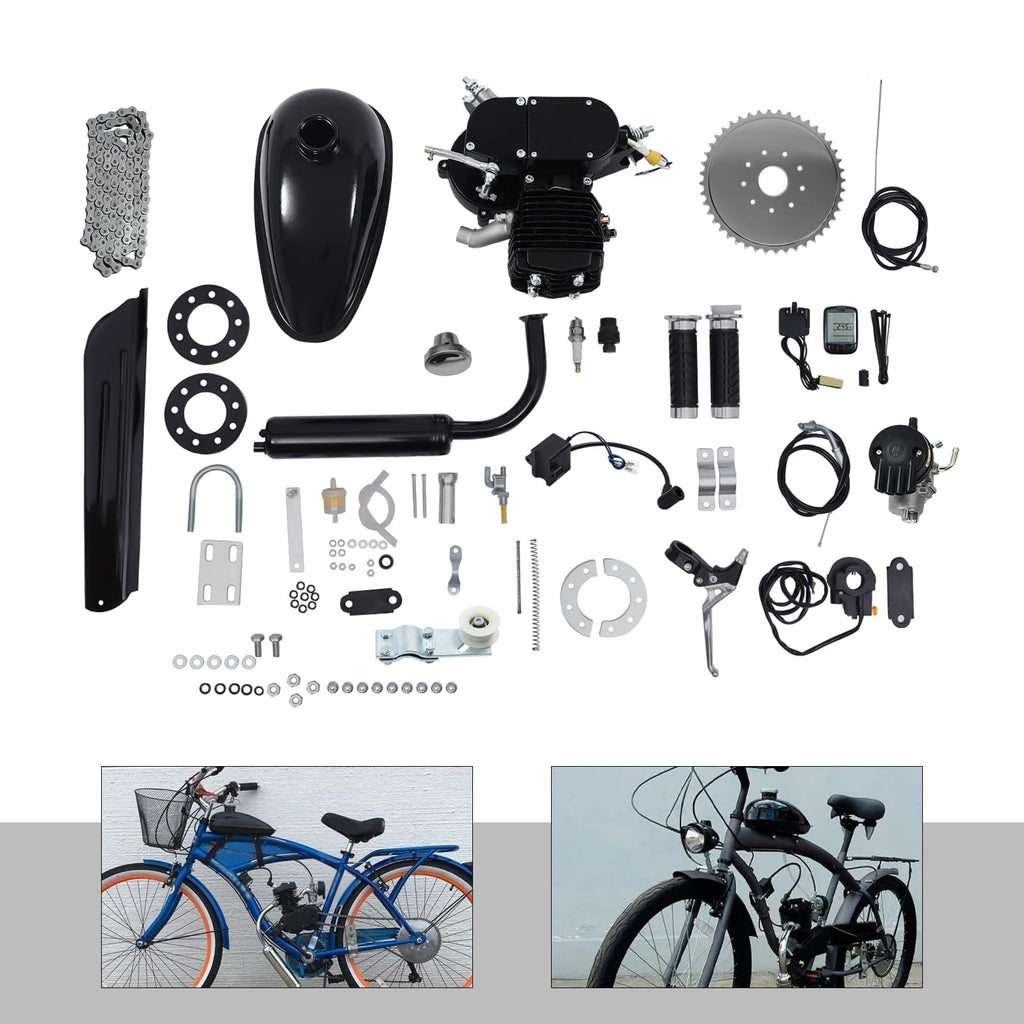 80cc 2-Stroke Bicycle Gasoline Engine Motor Kit J118027