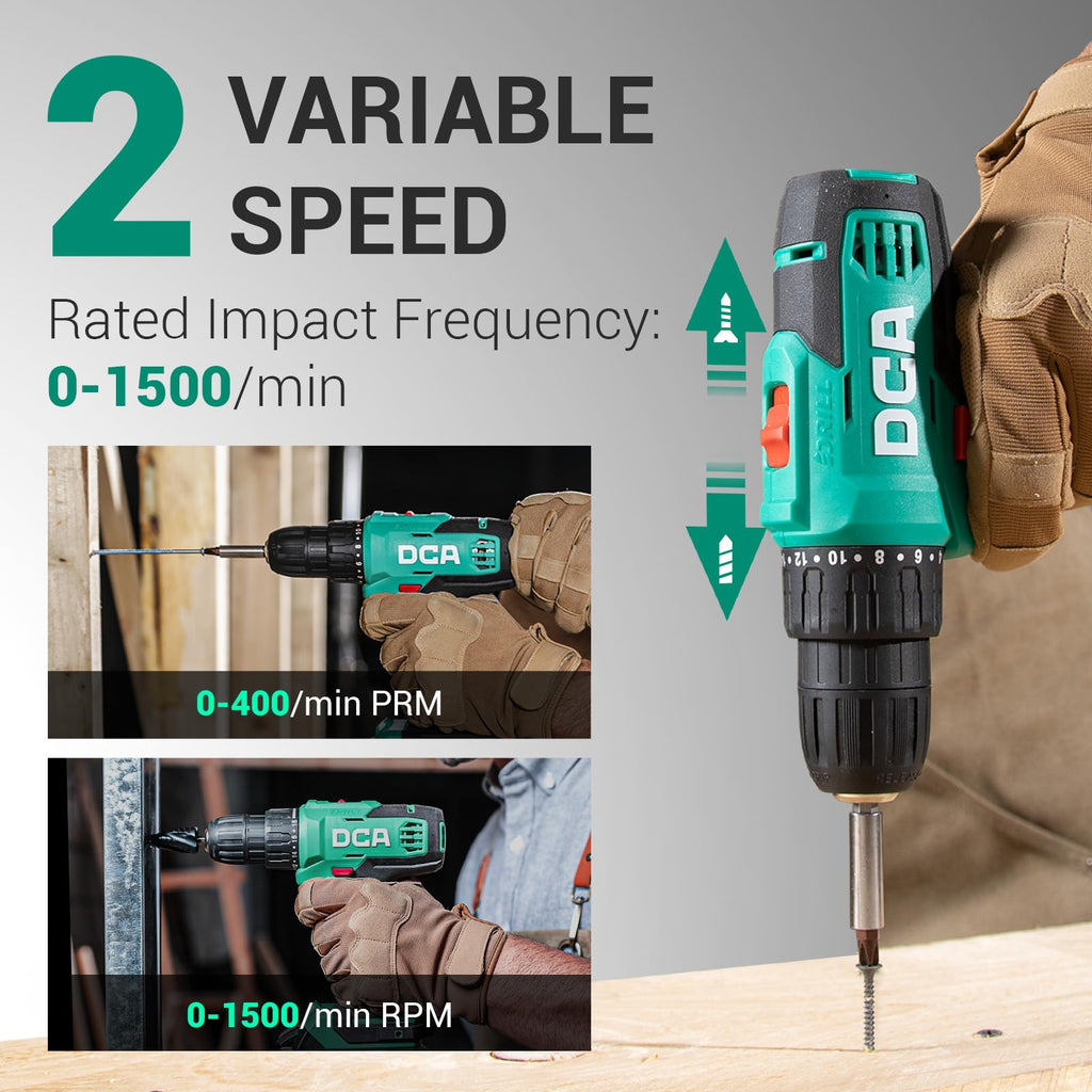 Cordless Drill Set 354 in-lbs 3/8" Keyless Chuck 20V G148