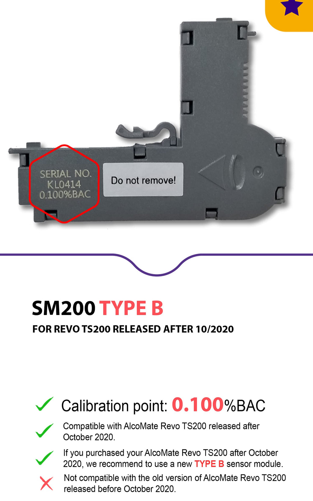 Sensor Module Replacement Type B W94121